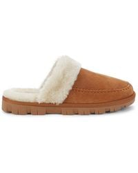 lucky brand suede slippers