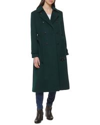 Cole Haan - Signature Slick Wool Blend Trench Coat - Lyst