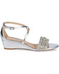 badgley mischka wedge sandal