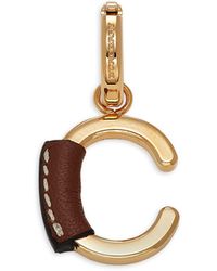 Burberry Letter C Goldtone Charm - Multicolour