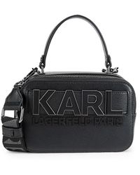 Karl Lagerfeld - Simone Logo Camera Bag - Lyst