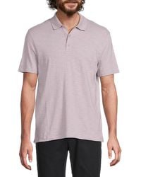 Vince - Solid Short Sleeve Polo - Lyst