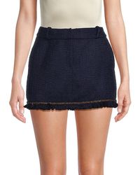 Amanda Uprichard - Moriah Tweed Mini Skirt - Lyst