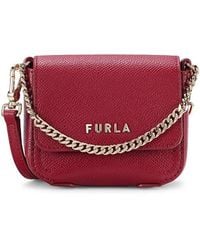 Furla Maya Leather Mini Bag - Red