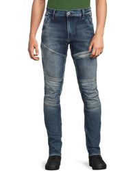 G-Star - Rackam 3D Skinny Washed Jeans - Lyst
