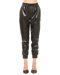 Alexia Admor - Axel Faux Leather Drawstring Joggers - Lyst