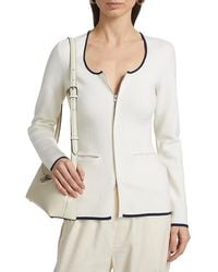 Rag & Bone - Ella Wool-Blend Front-Zip Cardigan - Lyst