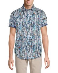 Robert Graham - Abstract Print Cotton Shirt - Lyst