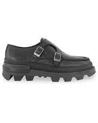 Karl Lagerfeld - Label Lug Sole Double Monkstrap Shoes - Lyst