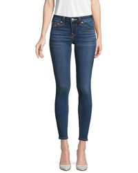 True Religion Jennie Curvy Mid-rise Super-skinny Leg Jeans - Blue