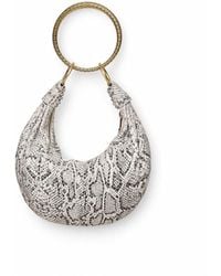 Walter Baker - Jane Mini Snake-Embossed Leather Hobo Bag - Lyst