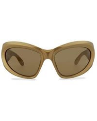 Balenciaga - 64mm Shield Sunglasses - Lyst