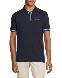 Ben Sherman - Stripe Tipped Polo - Lyst