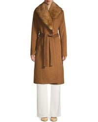badgley mischka wrap coat
