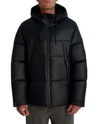 Karl Lagerfeld - Hooded Down Regular-Fit Jacket - Lyst