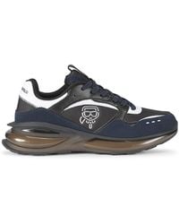 Karl Lagerfeld - Colorblocked Logo Low-top Sneakers - Lyst
