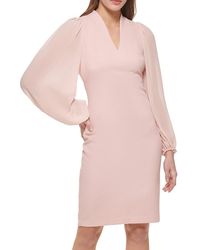 Vince Camuto - Crepe Bodycon Dress - Lyst