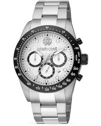 Roberto Cavalli - 42mm Stainless Steel Bracelet Chronograph Watch - Lyst