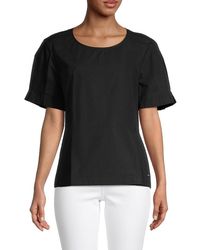 DKNY Short-sleeve tops for Women - Up to 76% off at Lyst.com