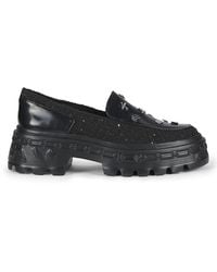 Karl Lagerfeld - Lylah 40mm Studded Platform Loafers - Lyst