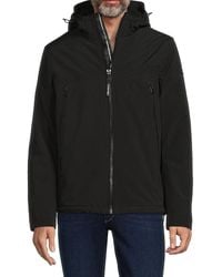 Calvin Klein - Faux Fur Lined Hooded Zip Up Jacket - Lyst