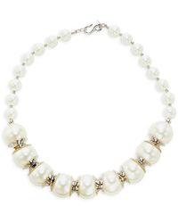 Kenneth Jay Lane - Faux Pearl Necklace - Lyst
