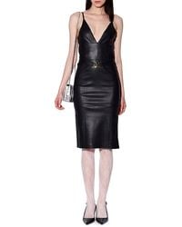Walter Baker - Lorelai Leather Sheath Dress - Lyst