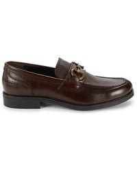 Saks Fifth Avenue - Ross Leather Bit Loafers - Lyst