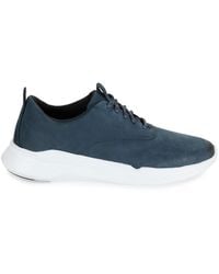 Cole Haan - Grand Crosscourt Nubuck Low Top Sneakers - Lyst