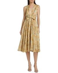 Kobi Halperin - Junia Paisley Midi-Dress - Lyst