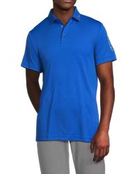 J.Lindeberg - J. Lindeberg Logo Short-Sleeve Golf Polo - Lyst