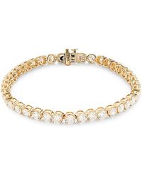 Saks Fifth Avenue - 14K & 10 Tcw Lab Grown Diamond Tennis Bracelet - Lyst