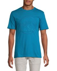 Stefano Ricci - Embroidered Logo Cotton-Blend T-Shirt - Lyst