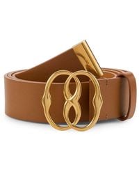 Bally - Logo Leather Belt - Lyst