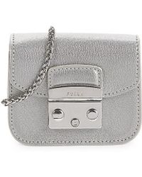 Furla - Leather Wallet On Chain - Lyst