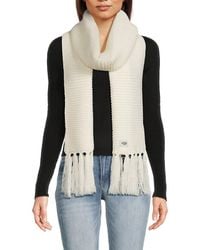 UGG - Textured Wool Blend Scarf - Lyst