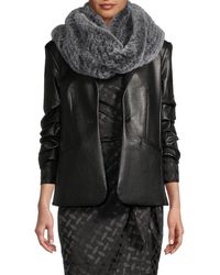 Surell - Faux Fur Loop Scarf - Lyst