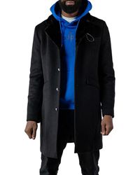 Woodpecker - Faux Fur-Trim Wool Coat - Lyst