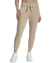 DKNY - Logo Drawstring Jogger Pants - Lyst