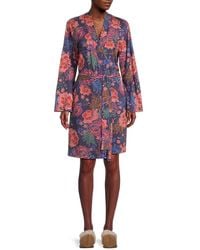 Johnny Was - The Jonesy Sleep Pima Cotton-blend Robe - Lyst