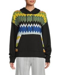 Missoni - Chevron Drop-Shoulder Hoodie - Lyst
