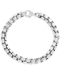 Effy - Sterling Silver Round Box Chain Bracelet - Lyst