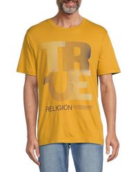 True Religion - Logo Graphic Tee - Lyst