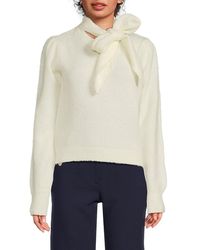 10 Crosby Derek Lam - Leilani Rib-Knit Wool-Blend Sweater - Lyst
