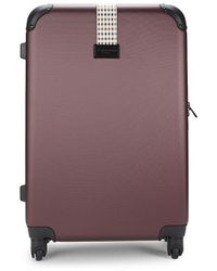 Aquascutum 24-inch Spinner Suitcase - Purple