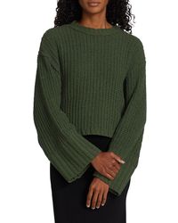 Design History - Boxy Cropped Rib Sweater - Lyst