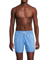 BOSS - Logo Drawstring Swim Shorts - Lyst