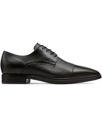 Karl Lagerfeld - Cap Toe Leather Oxford Shoes - Lyst