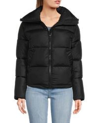 Hudson Jeans - Mock Collar Puffer Jacket - Lyst
