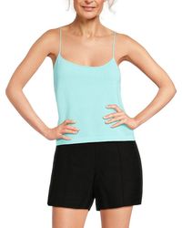 Vince - Ribbed Spaghetti Strap Top - Lyst